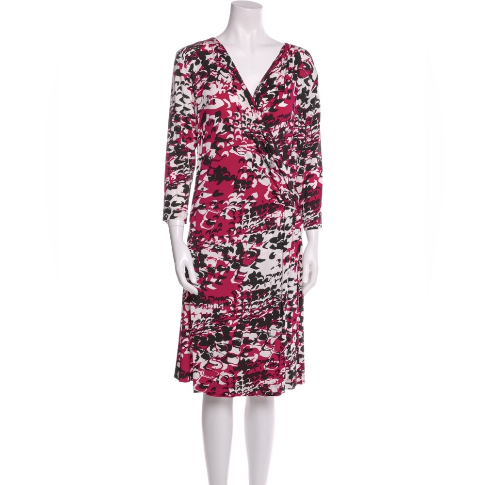 Rena Lange Faux Wrap Dress Size 16